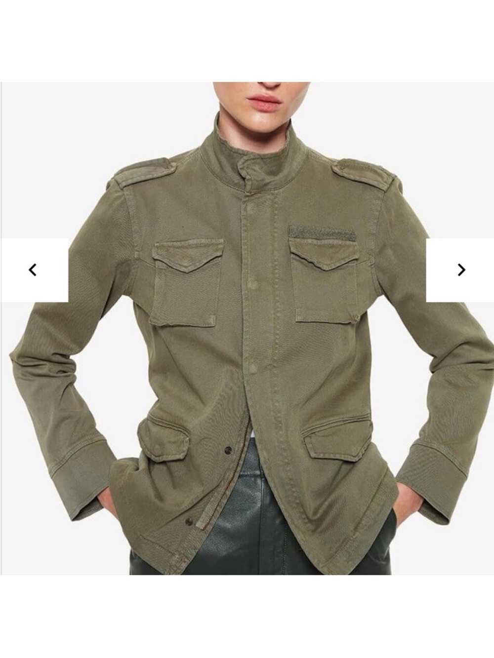 Anine Bing Olive Green Utility Jacket